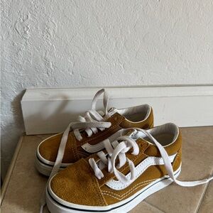 Vans Yellow and White Sneakers